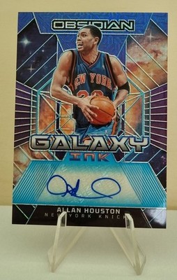 2023-24 Panini Obsidian Galaxy Ink Deep Sea Mojo Etch #31 Allan Houston AU 4/5