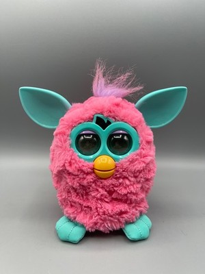  Furby Hasbro 2013 Rosa Türkis funktioniert Licht Sound Bewegung