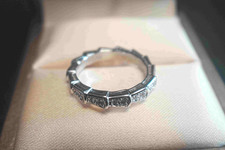 NEWBuIgarl18KSerpenti/VIPER ring White gold diamond ring #7