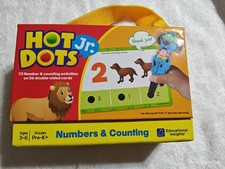 Hot Dots Jr. Cards Numbers and Counting 72 Activities