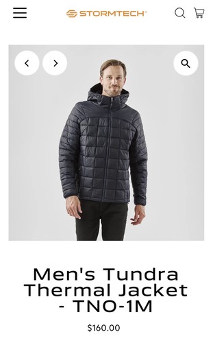 NEW Stormtech Men’s Tundra Thermal Jacket TNO-1M Size Large - Picture 3 of 18