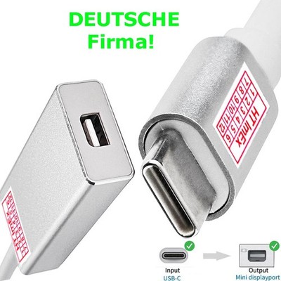 USB Typ C 3.1 auf DP Mini DisplayPort Adapter Kabel für Mac MacBook Air Pro
