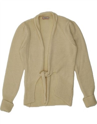 Max & Co. Damen Strickjacke Pullover UK 12 Medium Beige Acryl BT04