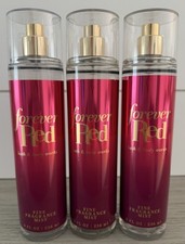 3 Bath Body Works FOREVER RED Fine Fragrance Mist 8 fl oz NEW
