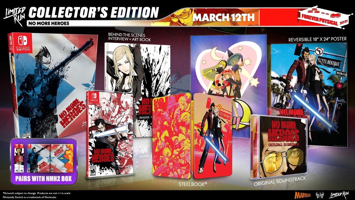 NO MORE HEROES 1と2 No More Heroes 1 & 2 (Nintendo Switch) Limited Run Games + 2