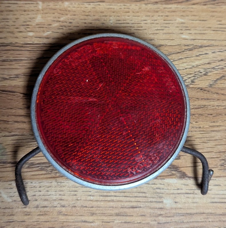 Vintage Stratolite #38 Red Reflector
