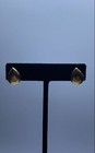 14K Yellow Gold Teardrop Dome Stud Earrings Minimalist 1/2" 1.0g — photo 1