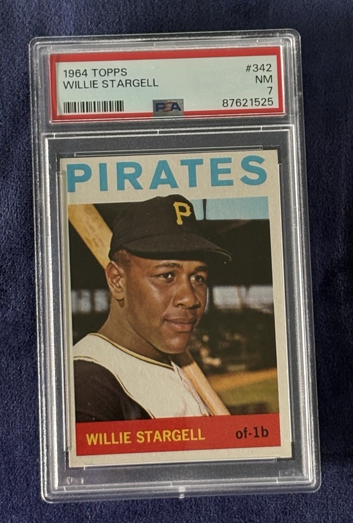 1964 Topps #342 Willie Stargell PSA 7 HOF Pittsburgh Pirates