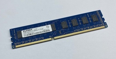 4GB Elpida EBJ41UF8BDW0-GN-F PC3-12800U 1600MHz DDR3 2Rx8 Non-ECC Desktop Arbeitsspeicher