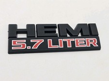 2009-2019 Dodge Ram 5.7 Liter Hemi Rear Side Emblem Logo Badge Sign Symbol 2009-2019 Dodge Ram 5.7 Liter Hemi Rear Side Emblem Logo Badge Sign Symbol