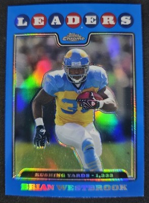 2008 Topps Chrome - Brian Westbrook #TC126 Blue Refractor