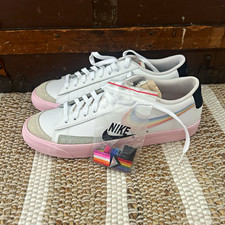 Nike Court Legacy Low Men?s Low Top Lace Up White/Pink/Gray Rubber DD3043-123