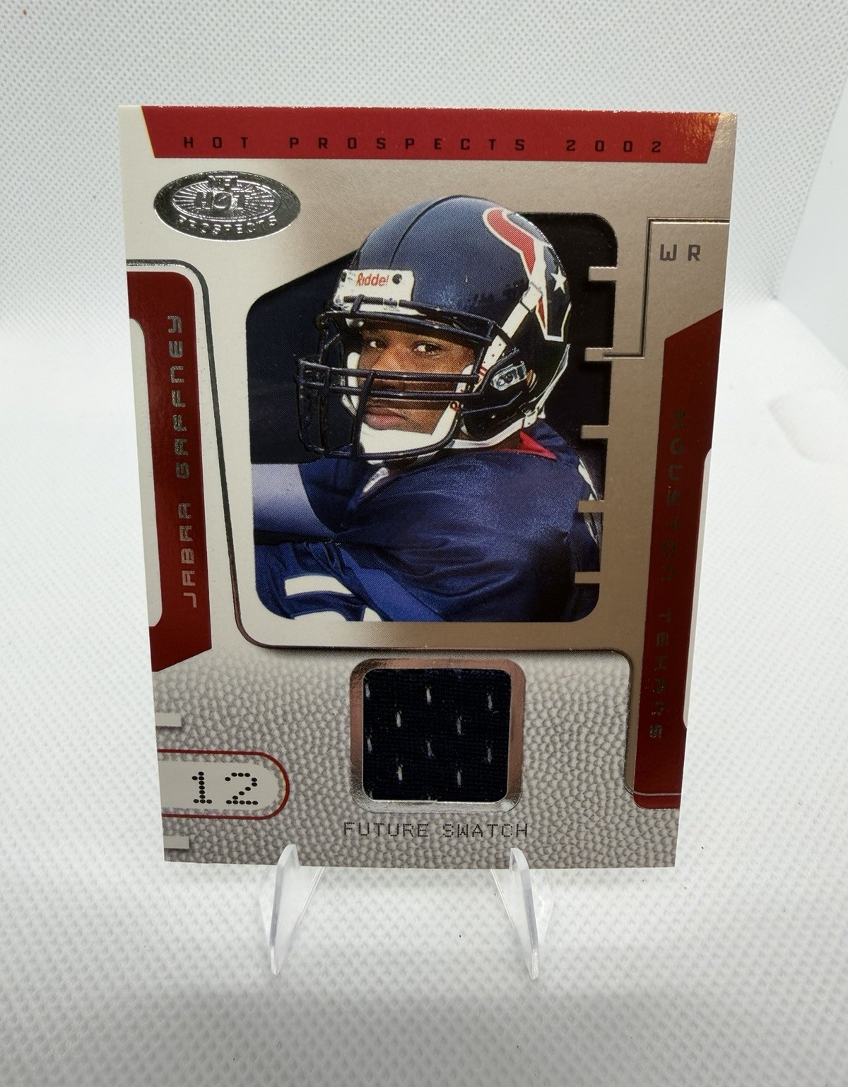 Jabar Gaffney Fleer Hot Prospects #99 Future Swatch