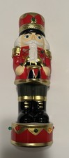Mr. Christmas 12.25  Ceramic Nutcracker Hand-Painted, LED Lighted, NEW in Box