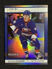 2025-26 O-Pee-Cee Premier Mathew Schaefer #P-92 Foil Rookie/Rookie of the Year?