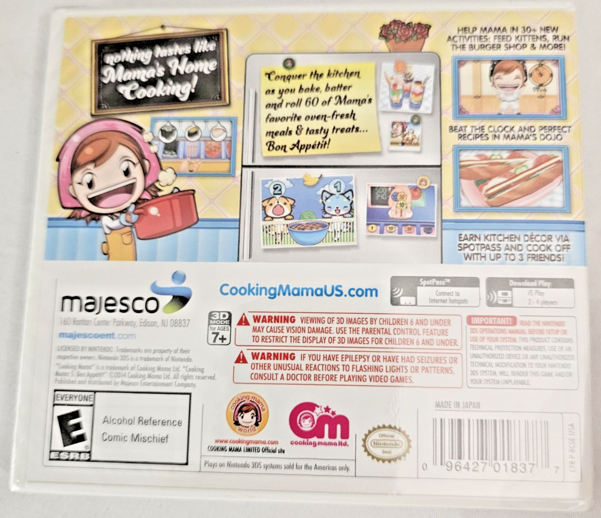 Cooking Mama 5: Bon Appetit (Nintendo 3DS, 2014) for sale online