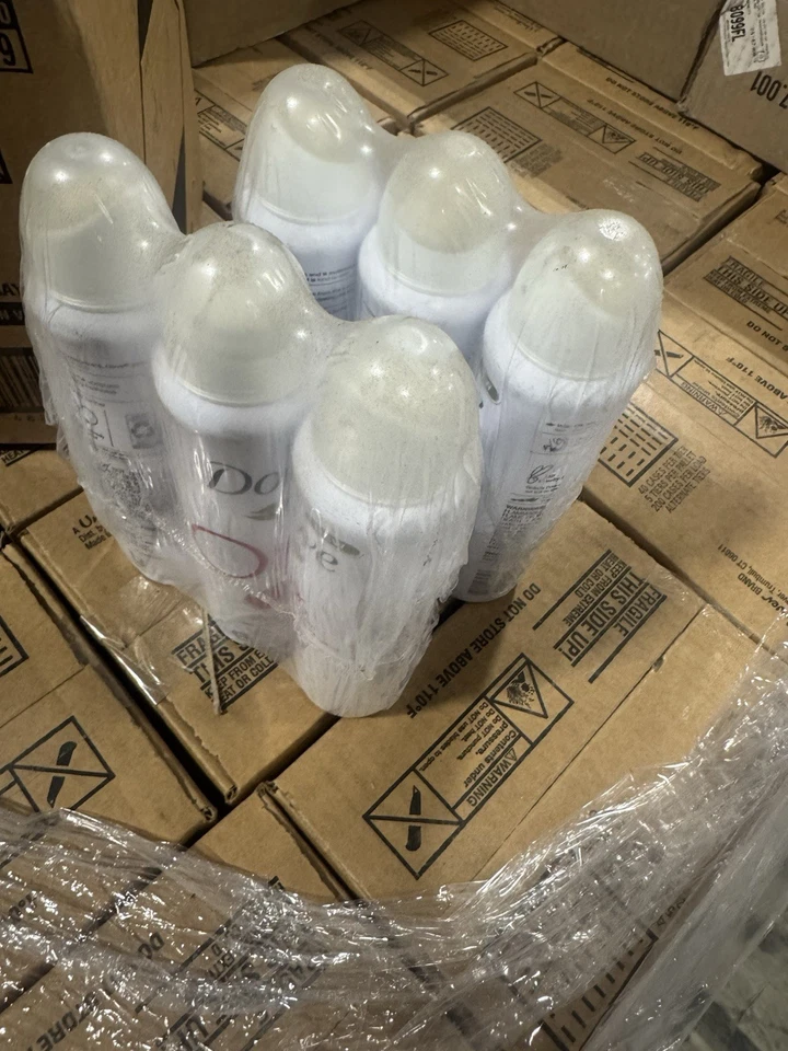 6 PACK Dove 0% Aluminum Free Deodorant Spray, 48 Hr. Pomegranate/Lemon Bulk - Image 4 of 4