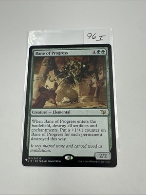 Bane of Progress Creature   Elemental C15 #175 R Normal NM