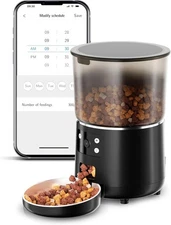 Automatic Cat Feeder with Camera, Scheduled Automatic Pet Feeding Machine, Smart