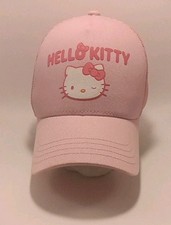 Hello Kitty Pink Trucker Hat Adjustable Snapback OS