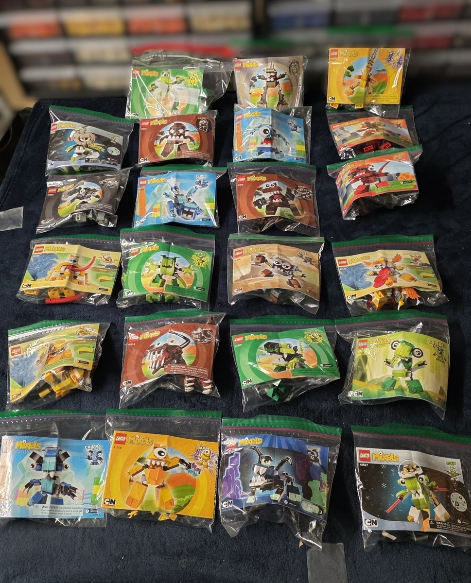 LEGO Mixels Lot of 23 COMPLETE w/ Instructions Retired Cartoon