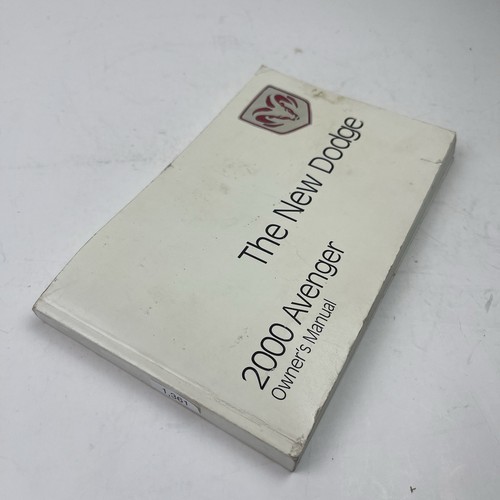 00 2000 Dodge Avenger Owners Manual - Picture 3 of 6