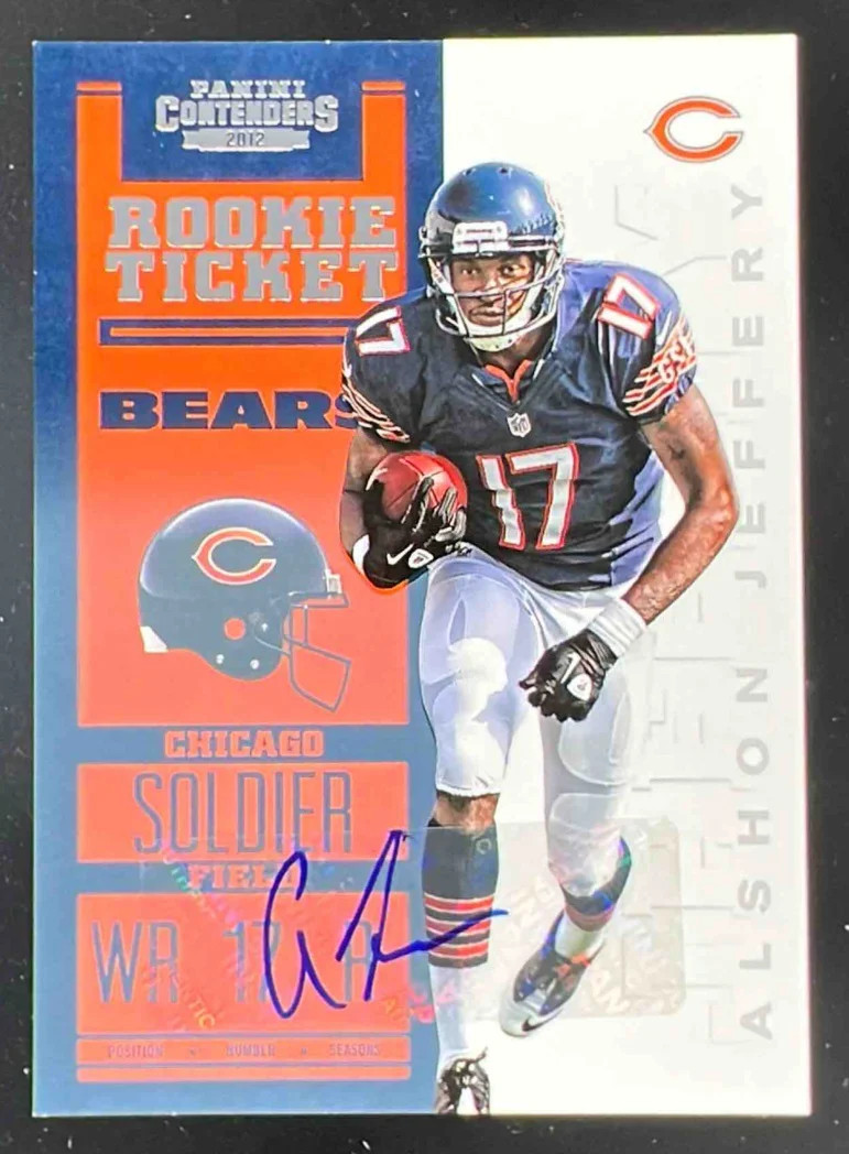 2012 Panini Contenders #235a Alshon Jeffery RC Auto