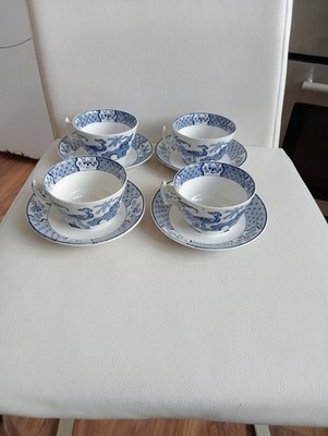 4x Woods & Sons Yuan Tassen & Untertassen R/N 656368.