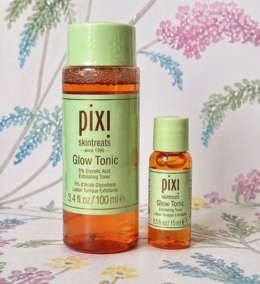 Pixi Glow Tonic 5 Glycolic Toner 100ml Full Size 15ml Mini Peeling Set GESCHENK