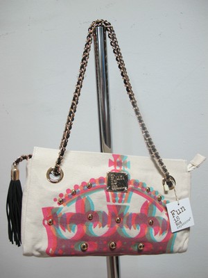 FUN IS NOT TEUR Damentasche Mod.CORONA Farbe BEIGE/MULTICOLOR SOMMER 2013