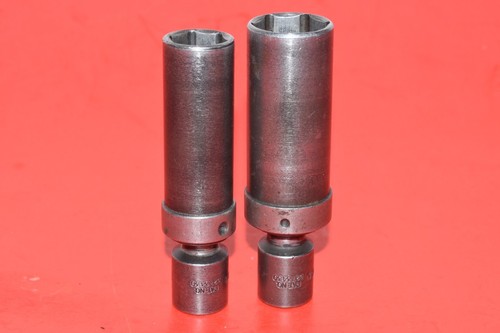Snap-On 3/8" Drive Universal 5/8" & 13/16" Deep Spark Plug Impact Swivel Sockets - Picture 6 of 7