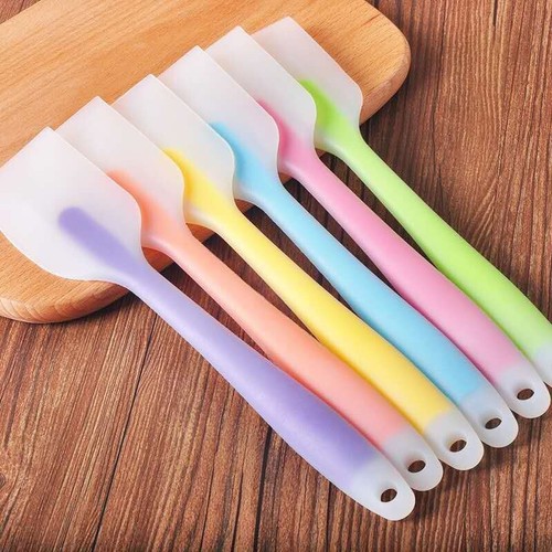 Spatule antiadhésive grattoir pâtisserie en silicone - outils pour gâteaux - Photo 3/10
