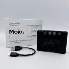 CHORD Electronics Mojo 2 Black Portable Headphone Amplifier Micro USB Digital