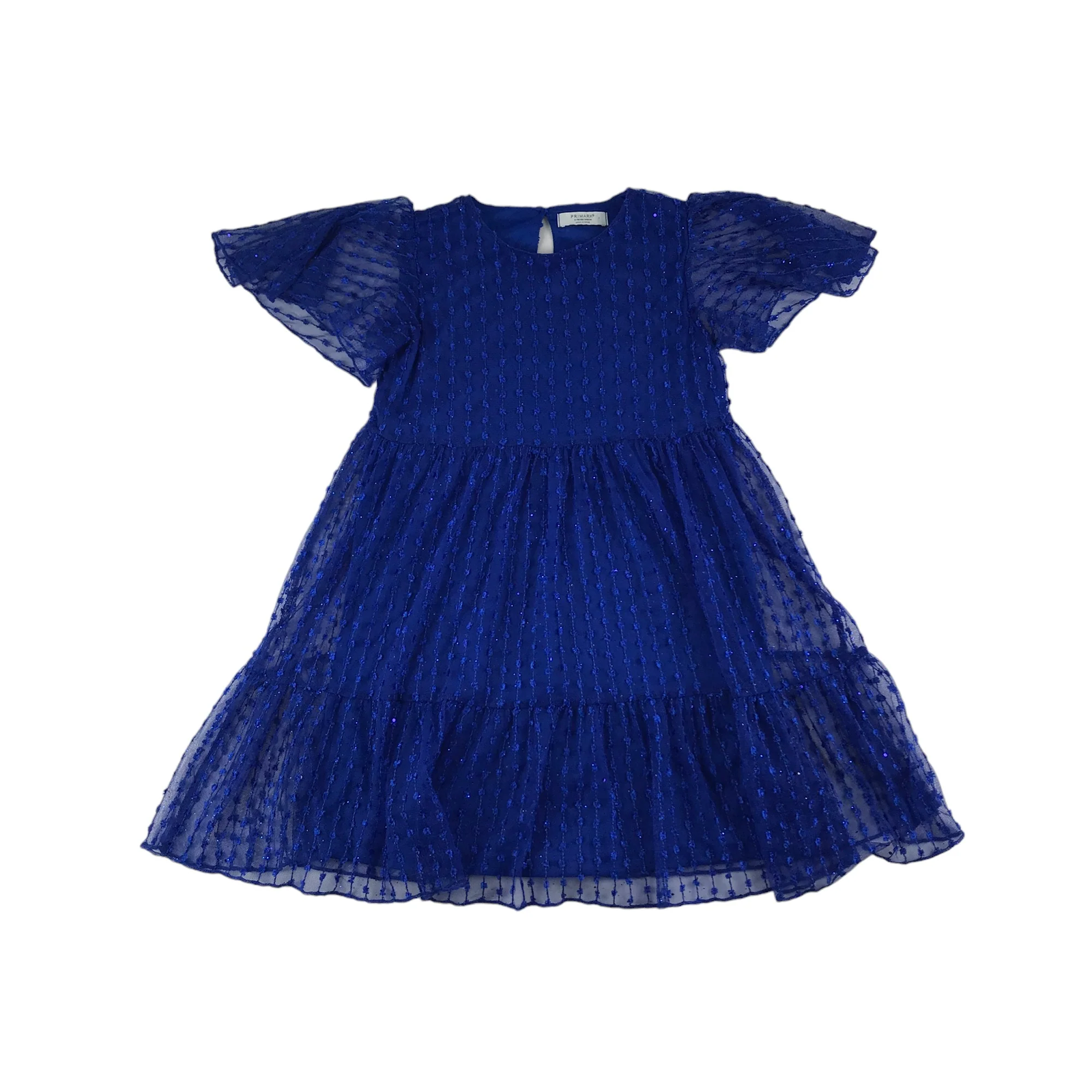 **NEEDS REPAIR** Primark Dress Age 9 Electric Blue Aline Short