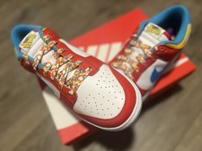 Sz 11 - Nike Dunk Low x LeBron James x Fruity Pebbles Red BRAND NEW CONDITION