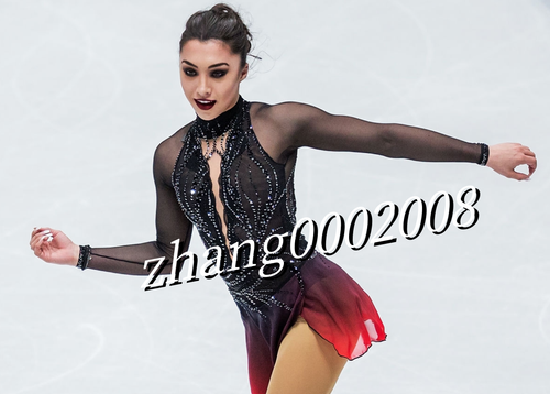 Ice Skating Dress.Competition Figure Skating Dance Dress.Twirling Costume