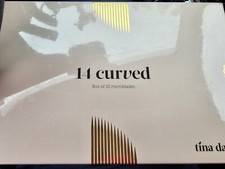 Eyebrow Microblades from Tina Davies - 14 Curved- Box of 10 SEALED NEW