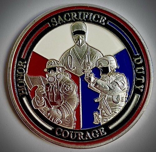 First Responders Challenge/CollectCoin-New-Silver Colored-Police-Fireman-Medical - Bild 1 von 4