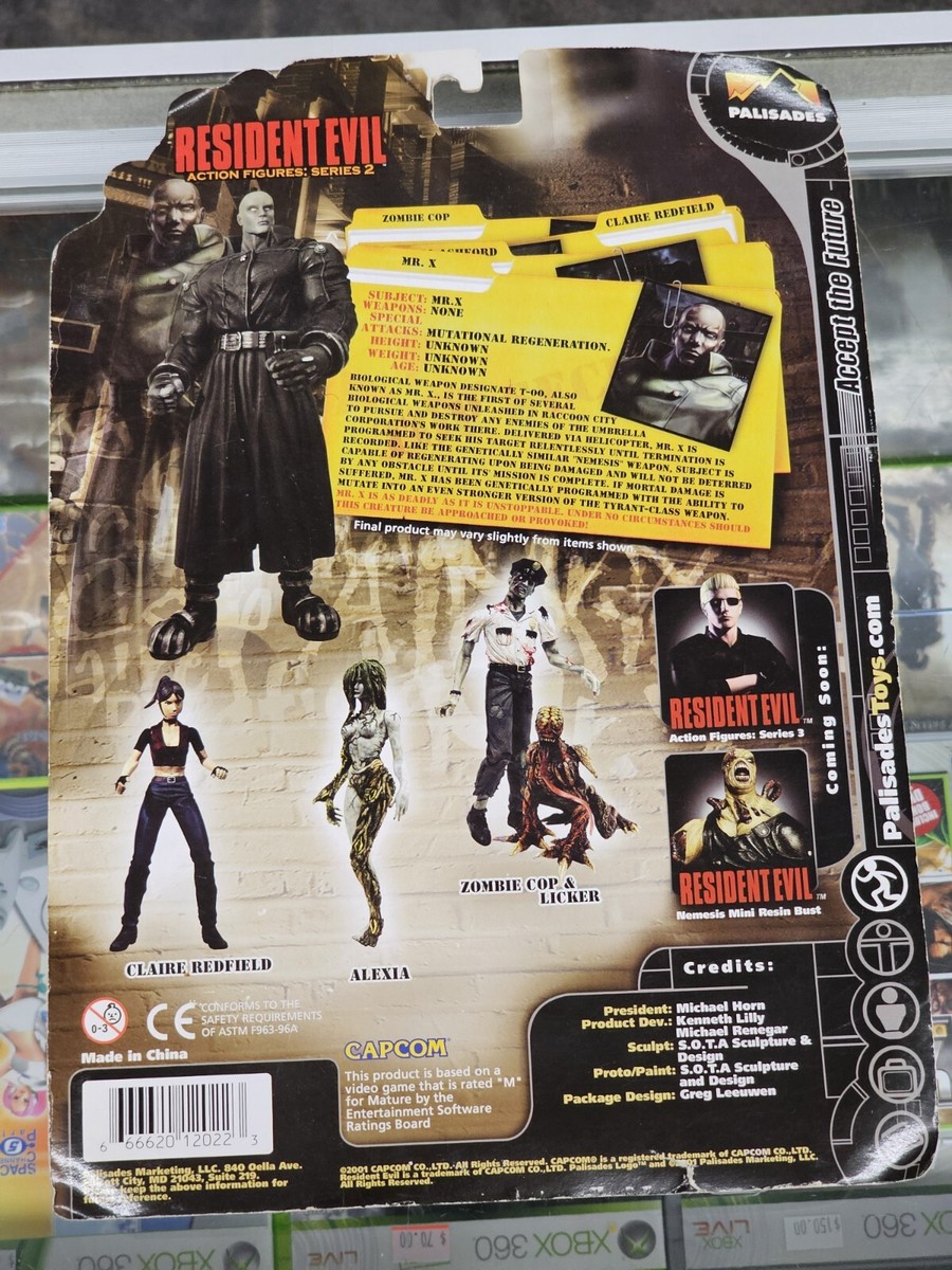 Biohazard Palisades Series 2 Mr X Action Figure Resident Biohazard Palisades Series 2 Mr X Action Figure Resident