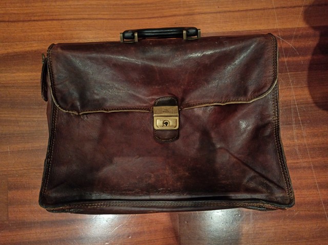 Cartella Ventiquattrore The Bridge Borsa in Cuoio Pelle Marrone 40x31x14 cm  | Acquisti Online su eBay