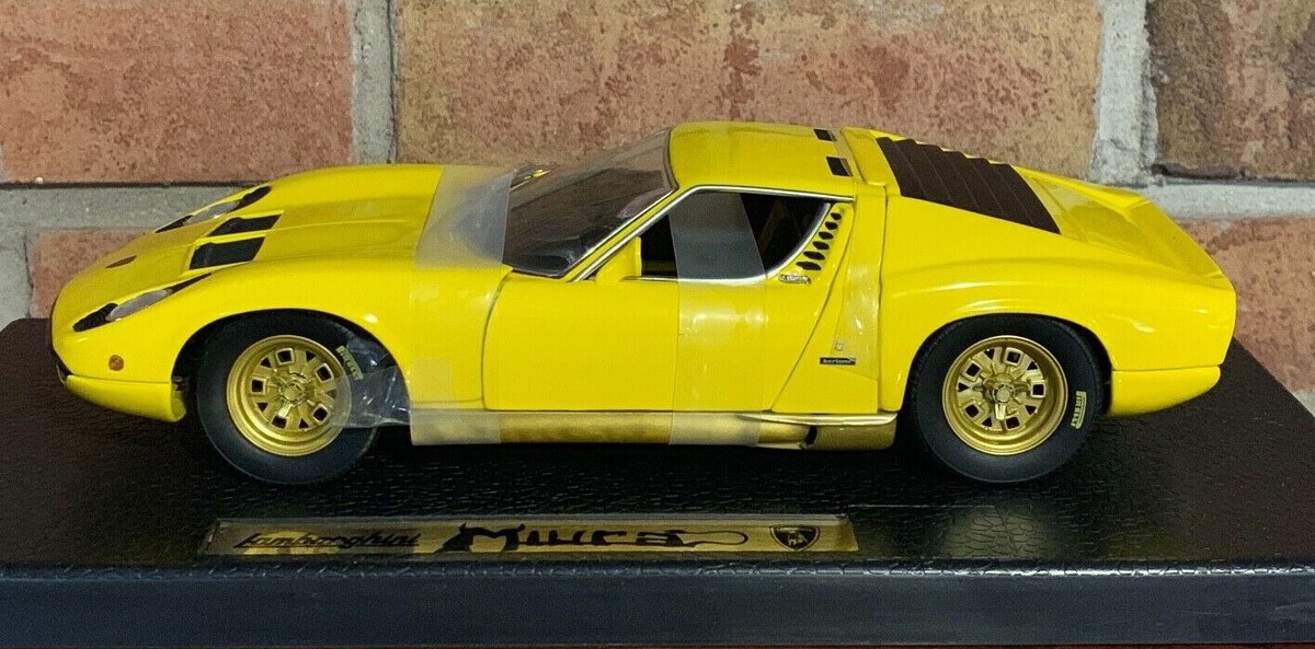 モデルカー｜Anson｜LAMBORGHINI MIURA｜1/18 ANSON collectibles 1/18 Lamborghini Miura Red Gold アンソン