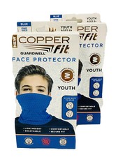 Copper Fit Youth Blue Face Protector