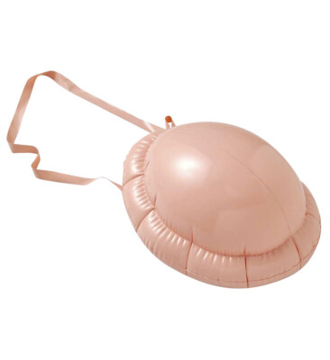 Buckel aufblasbarer Bauch Hexenbuckel Buckliger Weihnachtsmannbauch Bierbauch