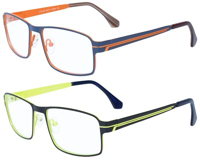 Edelstahl-Fernbrille FRANK Ersatzbrille mit Federscharnier +1,00 bis -4,00dpt.