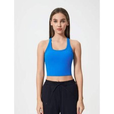 Millennia Scoop Neck Active Tank with Detachable Chest Pads