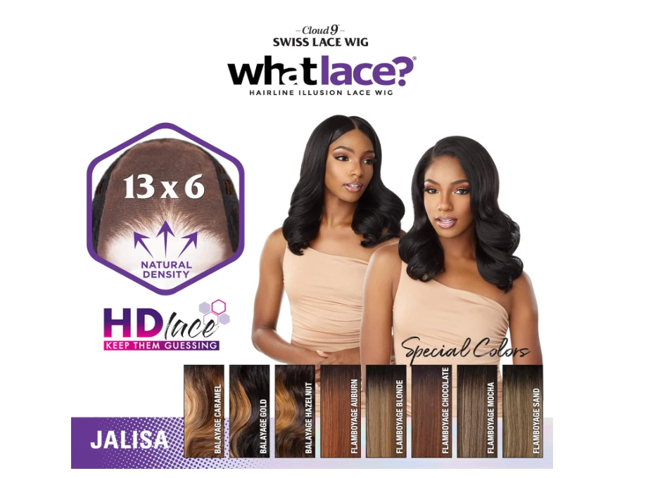 Peluca de encaje sin pegamento Sensationnel What Lace 13x6 HD prearrancada Jalisa F. ARENA Foto 3 de 4