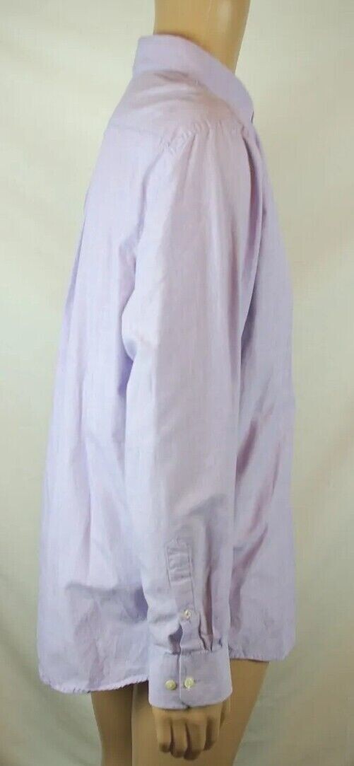 Izod Solid Lavender Long Sleeve Button Down Shirt… - image 8