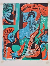 ANDRÈ MASSON (BALAGNY-SUR-THÉRAIN 1896 - PARIGI 1987) Opera Litografia Firmata