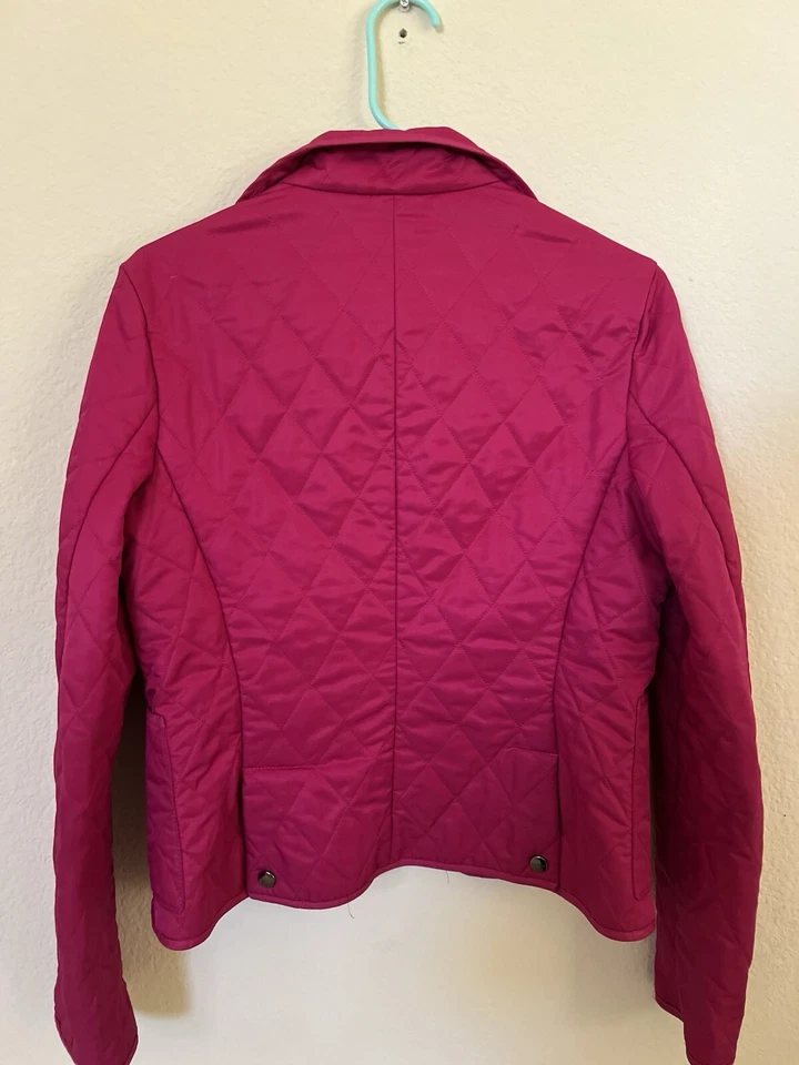 Burberry Girls Jacket Fuchsia 😍.  Slim 10 Size .  - Image 2 of 4