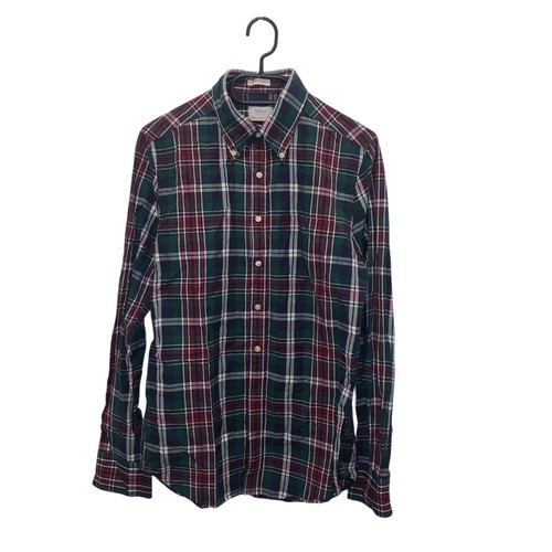 Camisa Gant Yale Archive Madras algodón cuadros talla M mediana - Imagen 2 de 4